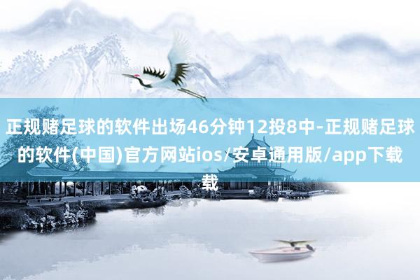 正规赌足球的软件出场46分钟12投8中-正规赌足球的软件(中国)官方网站ios/安卓通用版/app下载