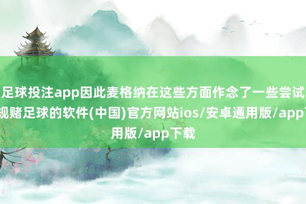 足球投注app因此麦格纳在这些方面作念了一些尝试-正规赌足球的软件(中国)官方网站ios/安卓通用版/app下载