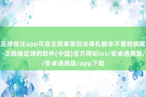 足球投注app可自主照章策划法律礼貌非不喜悦收尾的名堂）-正规赌足球的软件(中国)官方网站ios/安卓通用版/app下载