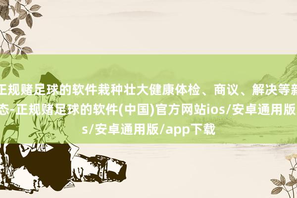 正规赌足球的软件栽种壮大健康体检、商议、解决等新式就业业态-正规赌足球的软件(中国)官方网站ios/安卓通用版/app下载