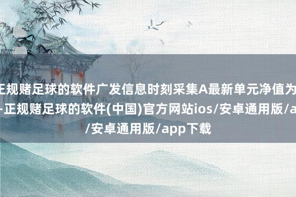 正规赌足球的软件广发信息时刻采集A最新单元净值为1.121元-正规赌足球的软件(中国)官方网站ios/安卓通用版/app下载