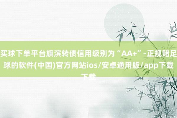 买球下单平台旗滨转债信用级别为“AA+”-正规赌足球的软件(中国)官方网站ios/安卓通用版/app下载